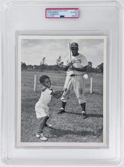 1951 Jackie Robinson Type 1 Original Photograph, Herb Scharfman Photo. PSA0