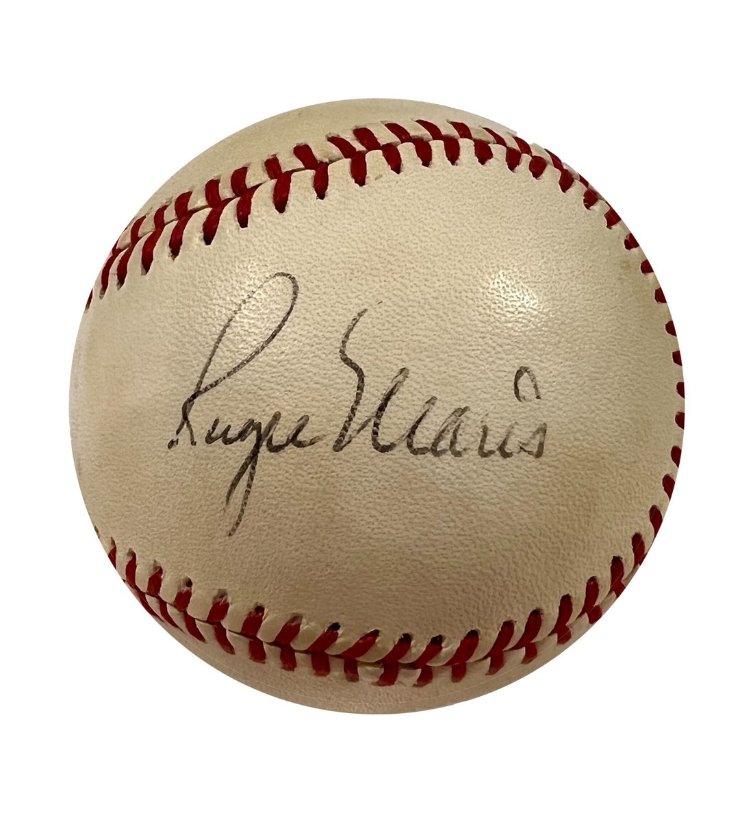 Roger Maris Hank Aaron Signed Baseball, Homerun Kings, Record Breakers. PSA1