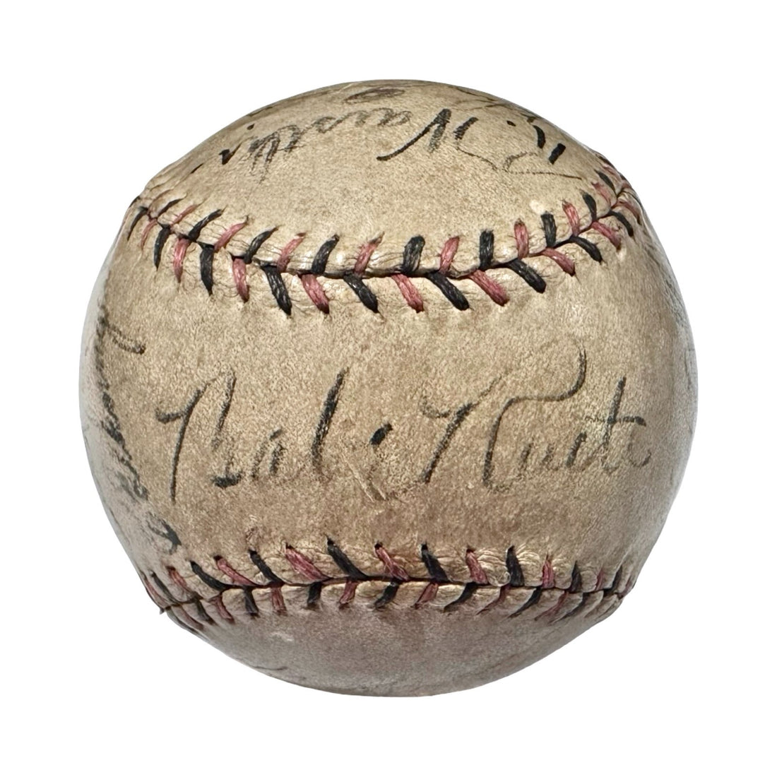 1934 Tour of Japan Signed Baseball, Ruth &amp; Gehrig. Auto PSA JSA1