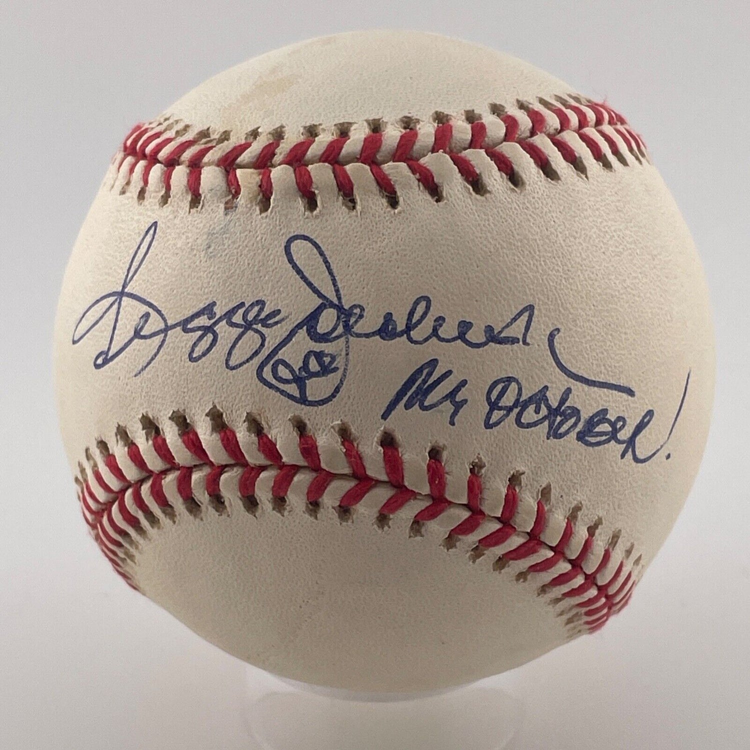 Reggie Jackson Signed Inscribed Baseball. Mr. October. New York Yankees. JSA
