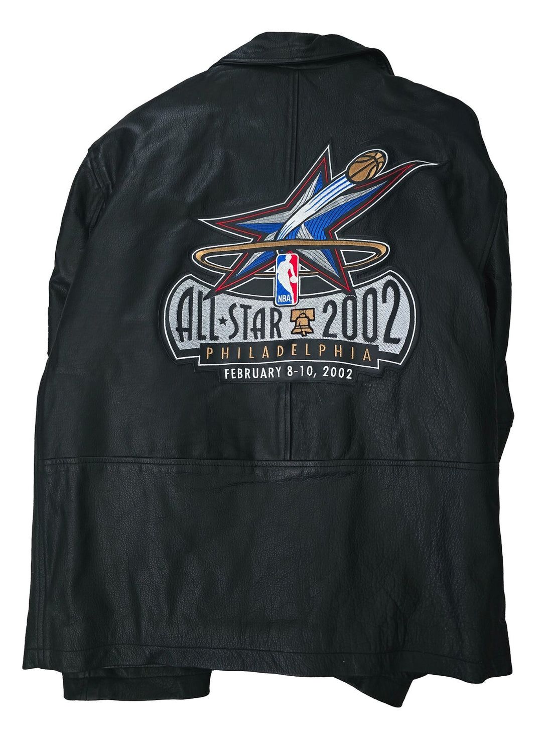 Jeff Hamilton 2002 NBA All Star Game Leather Bomber Jacket. Philadelphia. NWOT1