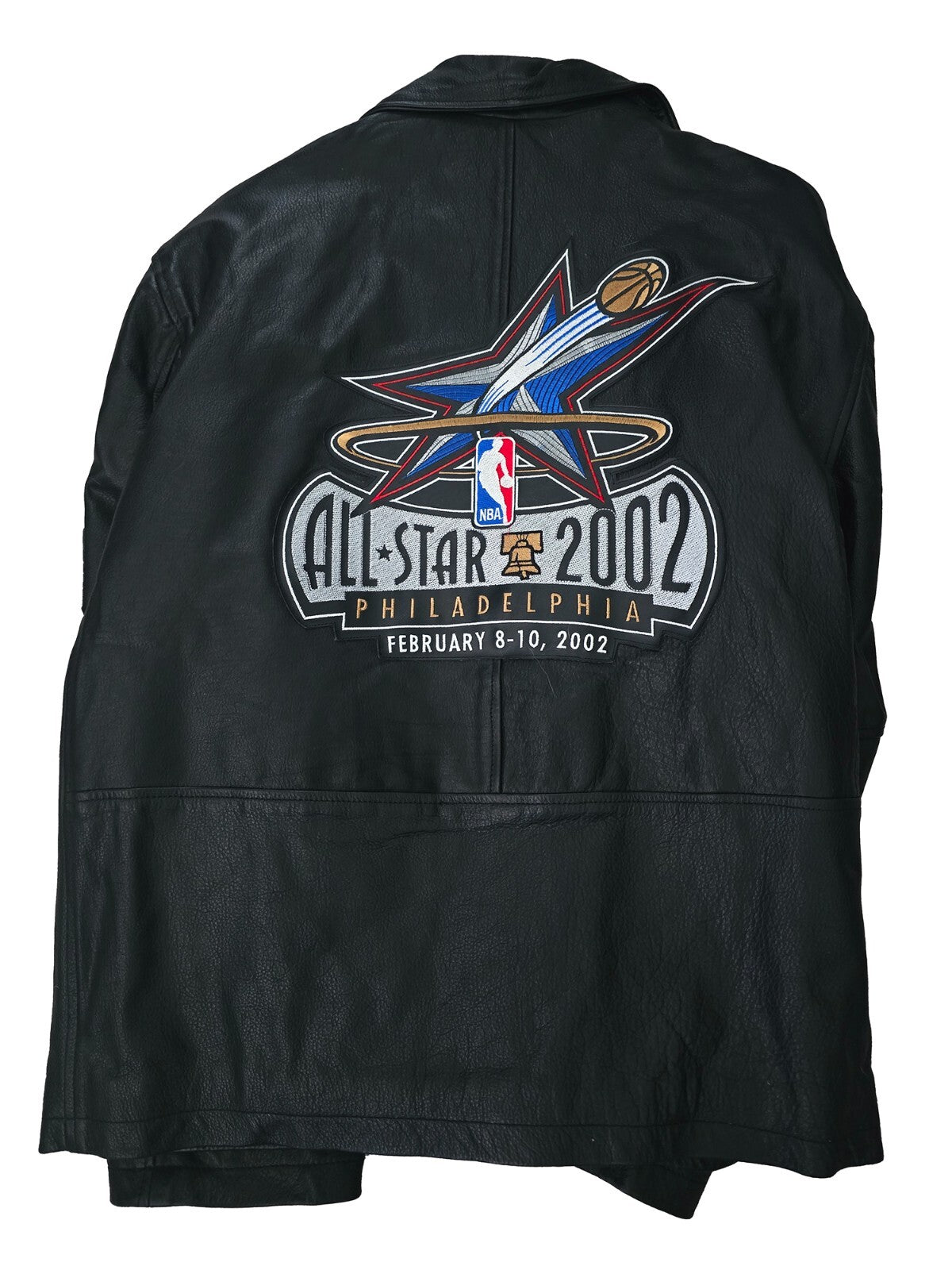 Jeff Hamilton 2002 NBA All Star Game Leather Bomber Jacket. Philadelphia. NWOT1