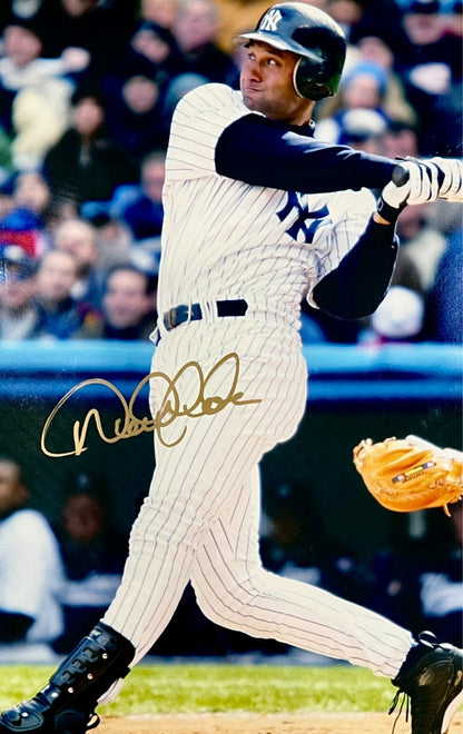 2000s Derek Jeter Signed 16x20 Photo. Rare Limited Edition /50. Upper Deck UDA2