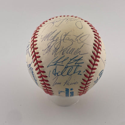 1998 Yankees World Championship Team Signed Baseball. 25 Sigs. Full JSA LOA.