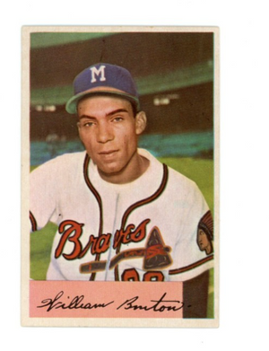 1954 Bowman Bill Bruton