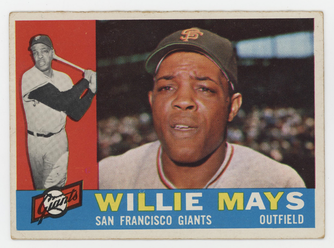 Willie Mays 1960 Topps. 