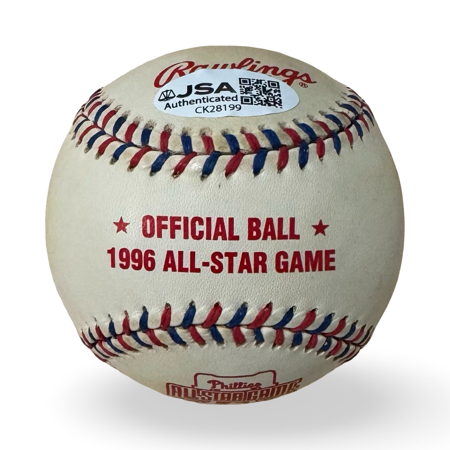Alex Rodriguez Signed &amp; "96 All Star” Inscribed Baseball. JSA1