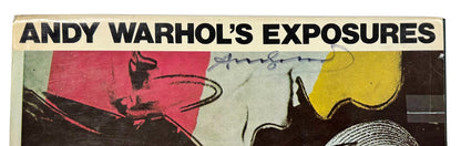 Andy Warhol Signed Exposures Book. PSA2