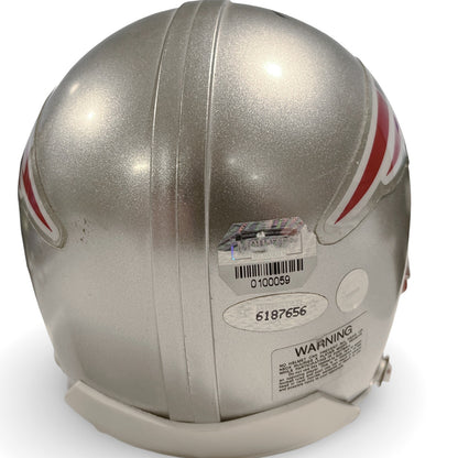 Tom Brady Signed New England Patriots Mini Helmet. Steiner, TriStar &amp; MM3