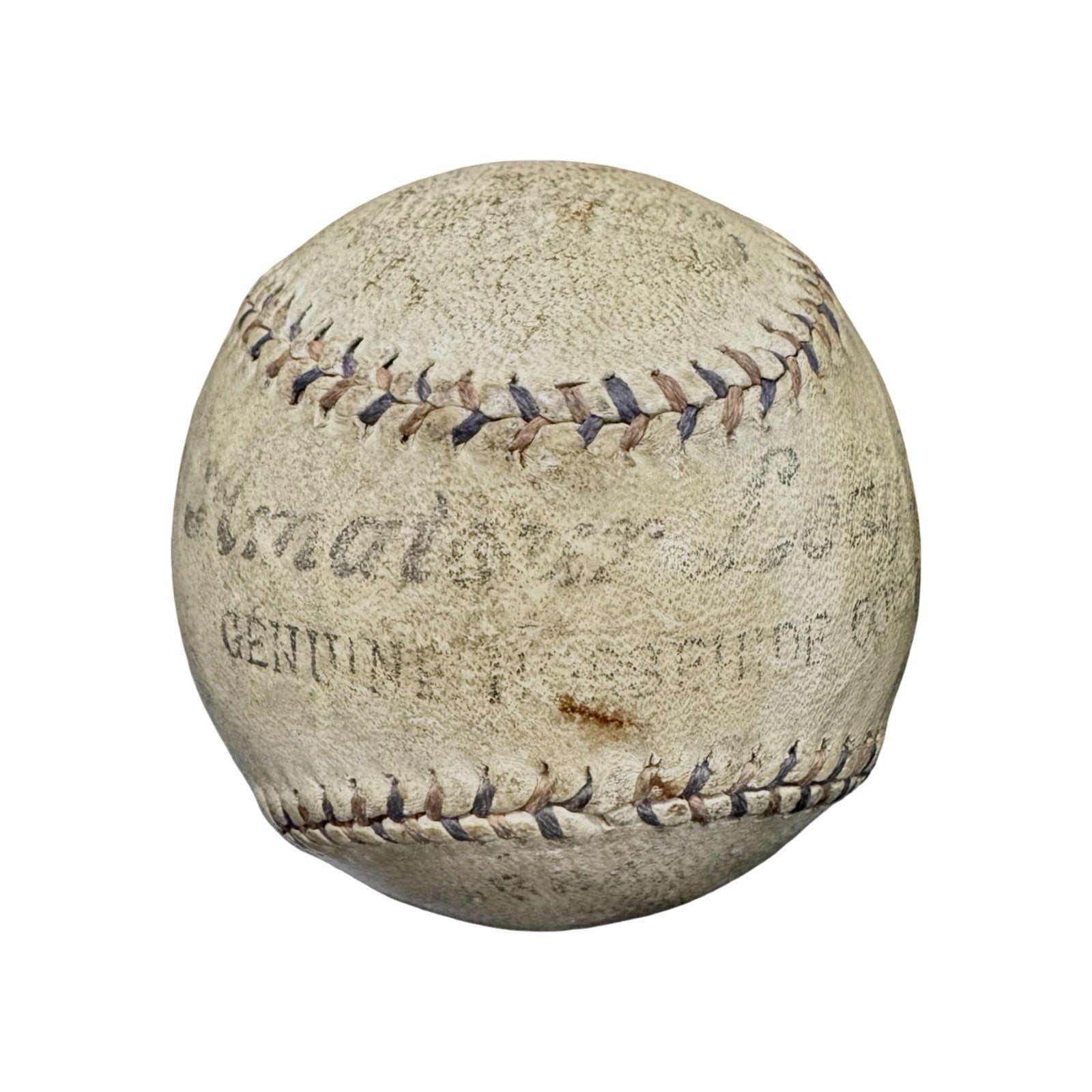 Babe Ruth &amp; Lou Gehrig Dual Signed Baseball. Auto JSA5