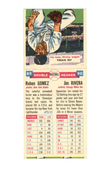 1955 Topps Double Headers 