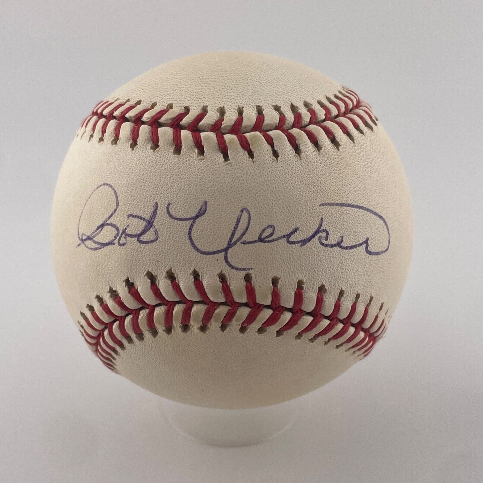 Bob Uecker Single Signed Baseball. JSA.