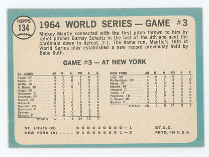 1965 Topps Mickey Mantle World Series. 