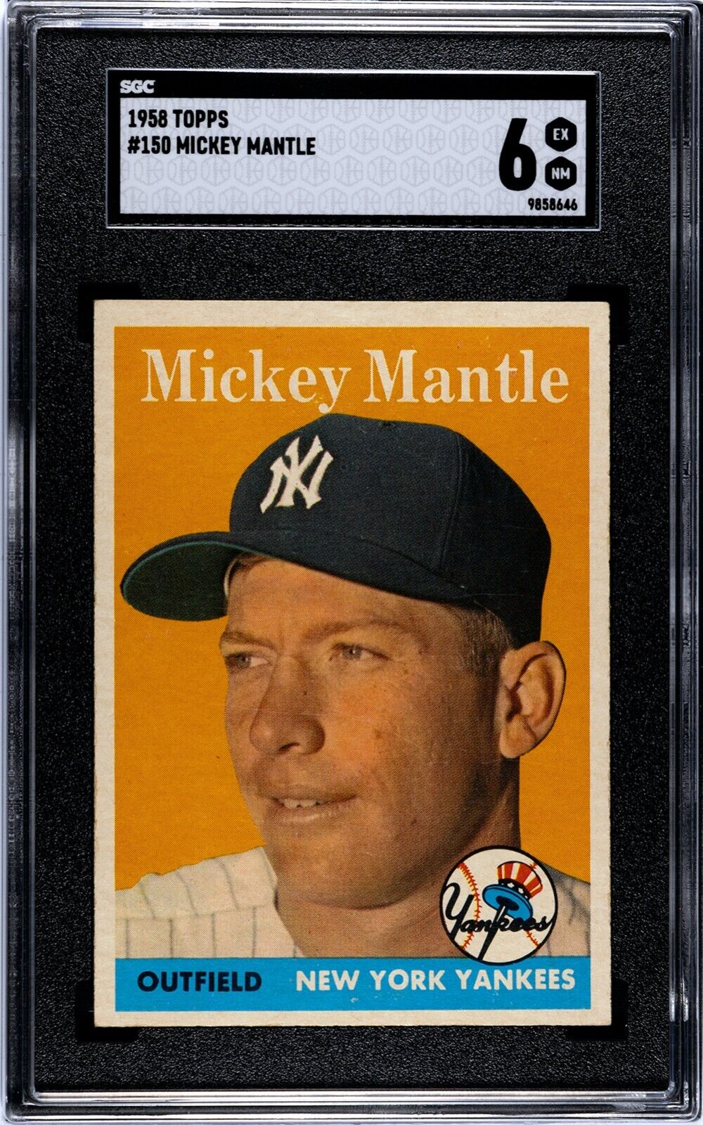 1958 Topps Mickey Mantle SGC 6