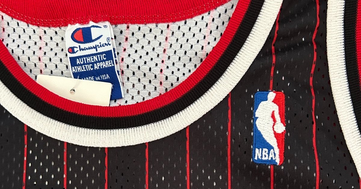 Dennis Rodman Signed Jersey. Chicago Bulls Pinstripe Champion 48 JSA4