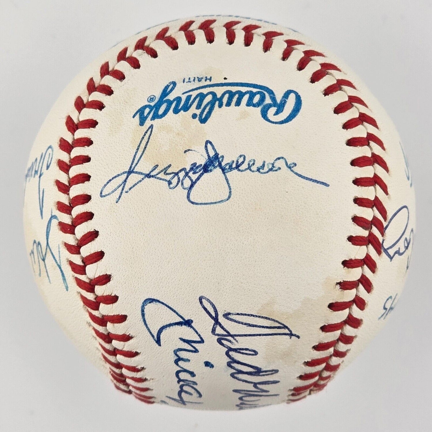 500 Home Run Club Signed Baseball. Williams, Mantle, Aaron, Mays, More. JSA LOA