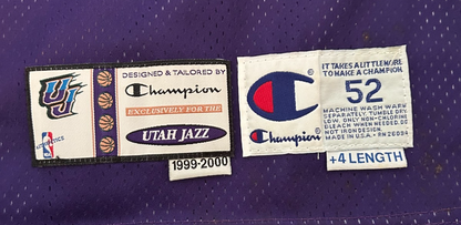 Karl Malone Signed Jersey, Utah Jazz Pro Cut, Champion 52. UDA Upper Deck4