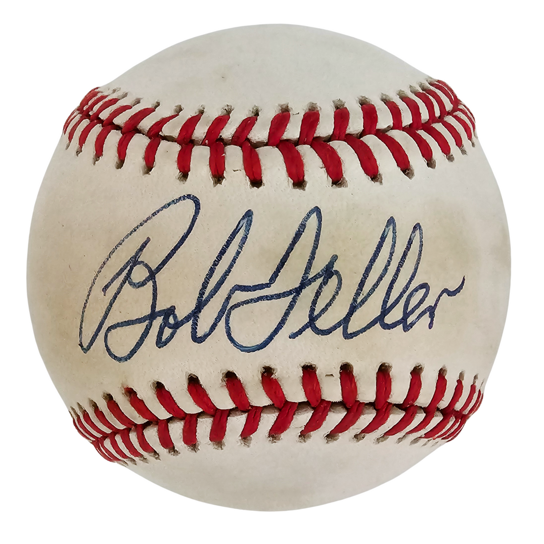 Bob Feller Signed Baseball. JSA