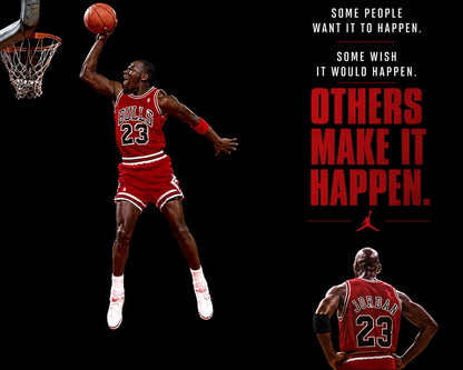 Michael Jordan Signed Custom Autograph Display. Auto Upper Deck UDA3