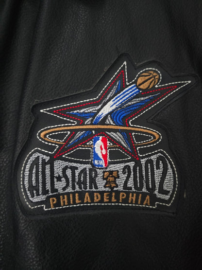 Jeff Hamilton 2002 NBA All Star Game Leather Bomber Jacket. Philadelphia. NWOT4