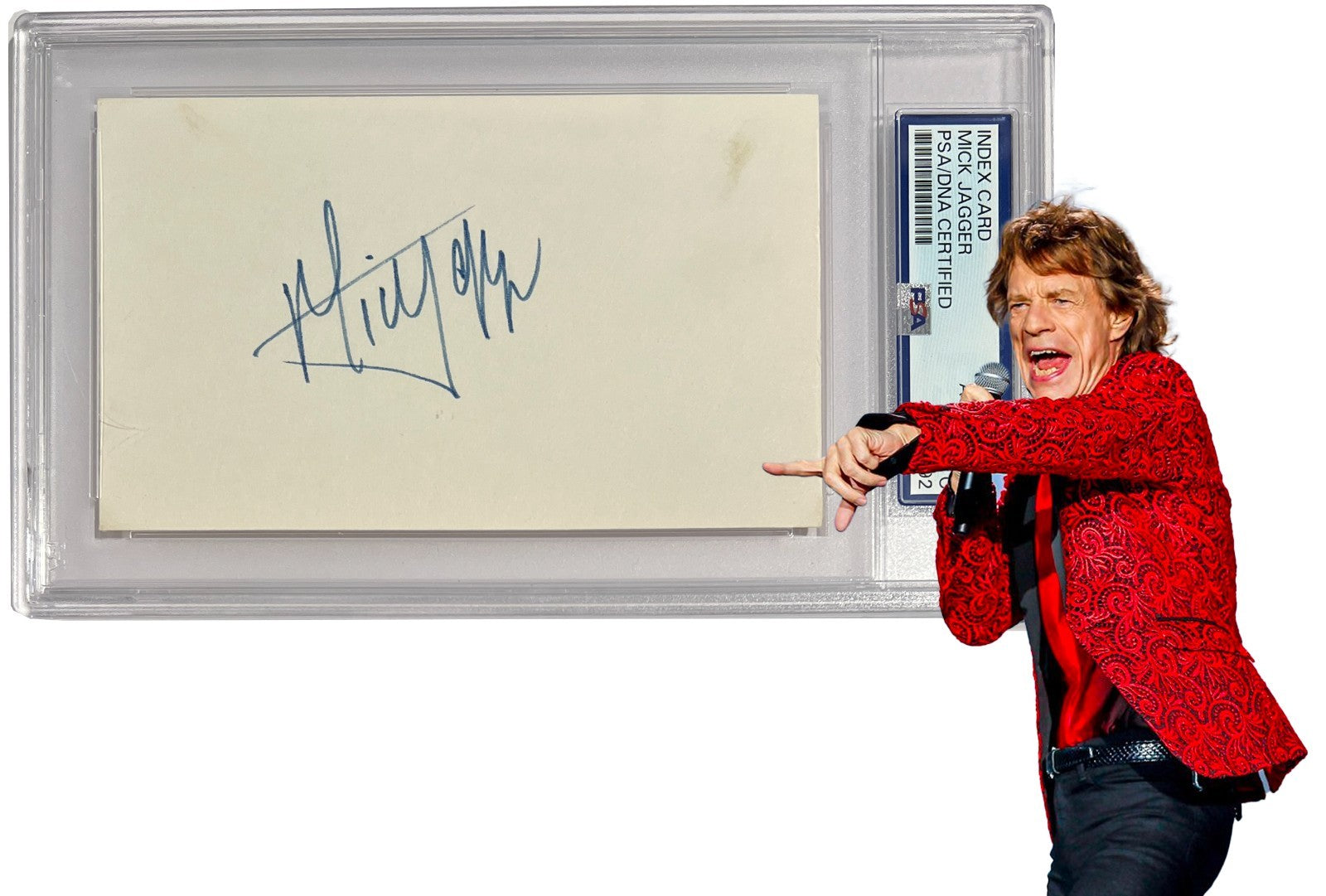 Mick Jagger Signed 3