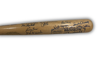 Pee Wee Reese, Snider Multi Signed Brooklyn Dodgers Greats Baseball Bat. JSA4