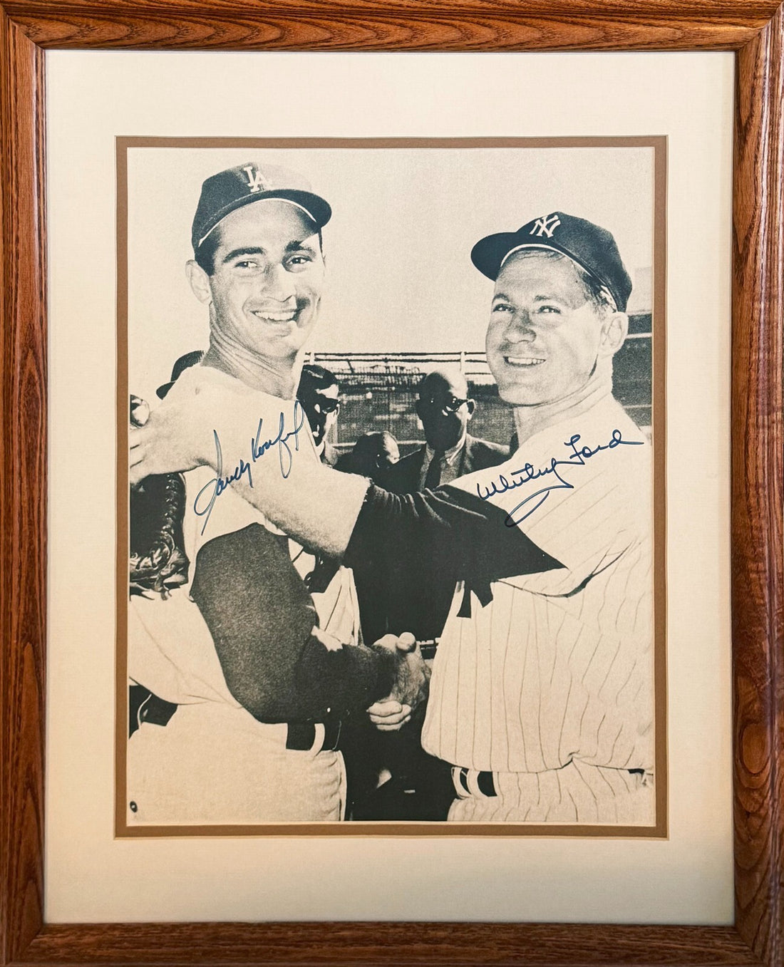 Whitey Ford &amp; Sandy Koufax Signed 11x14 Photo. JSA, Ford Estate LOA0