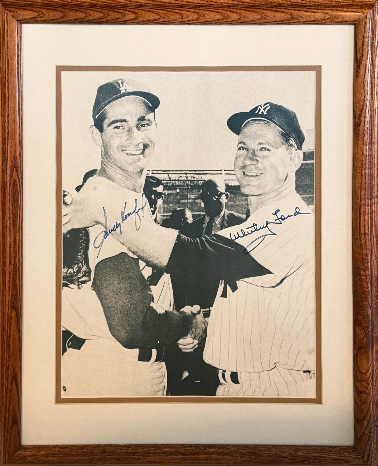 Whitey Ford &amp; Sandy Koufax Signed 11x14 Photo. JSA, Ford Estate LOA0