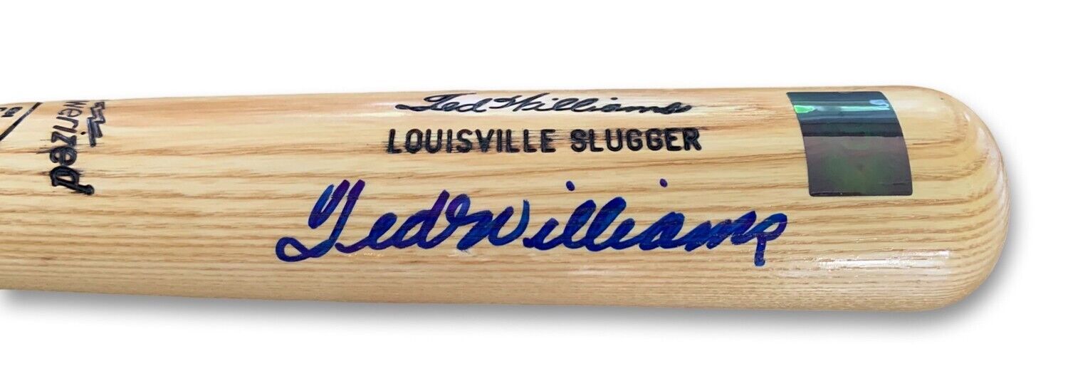 Ted Williams Signed Louisville Slugger Autograph Bat. Boston Red Sox. Beckett