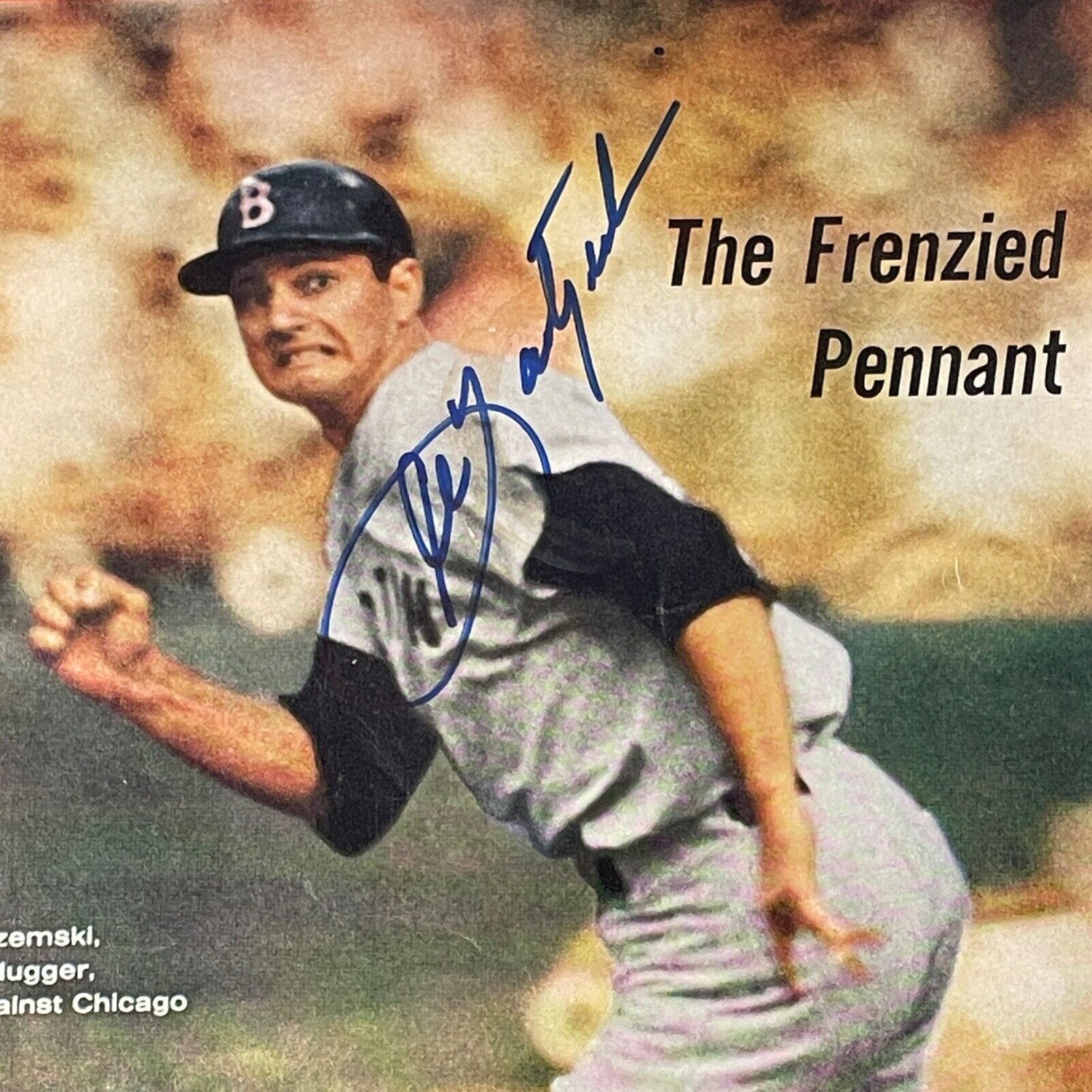 Carl Yastrzemski Signed Life &quot;The Frenzied Pennant Race&quot; Magazine. Red Sox. JSA