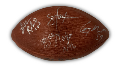 New York Giants Stars Signed Football. Lawrence Taylor, Harry Carson &amp; More. JSA0