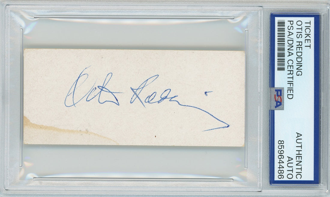 Rare Otis Redding Signed 1966 Concert Ticket. Only 1 Known! Auto PSA1