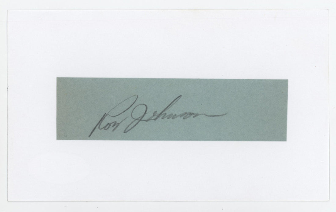Roy Johnson Signed Autograph. JSA. New York Yankees &amp; Boston Red Sox0