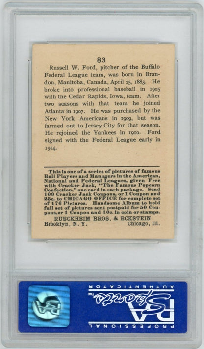 1915 Cracker Jack Russ Ford PSA 71