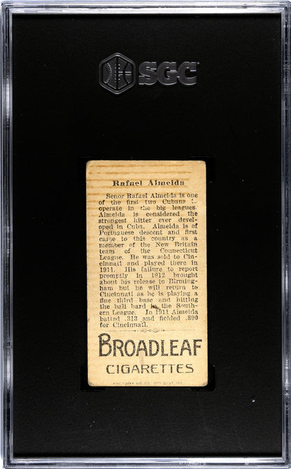 1912 Broad Leaf Cigarettes T207 Rafael Almeida SGC 11