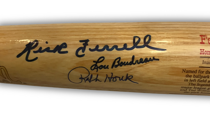 Ted Williams Multi Signed Fenway Park, Boston Red Sox Greats Baseball Bat. JSA6