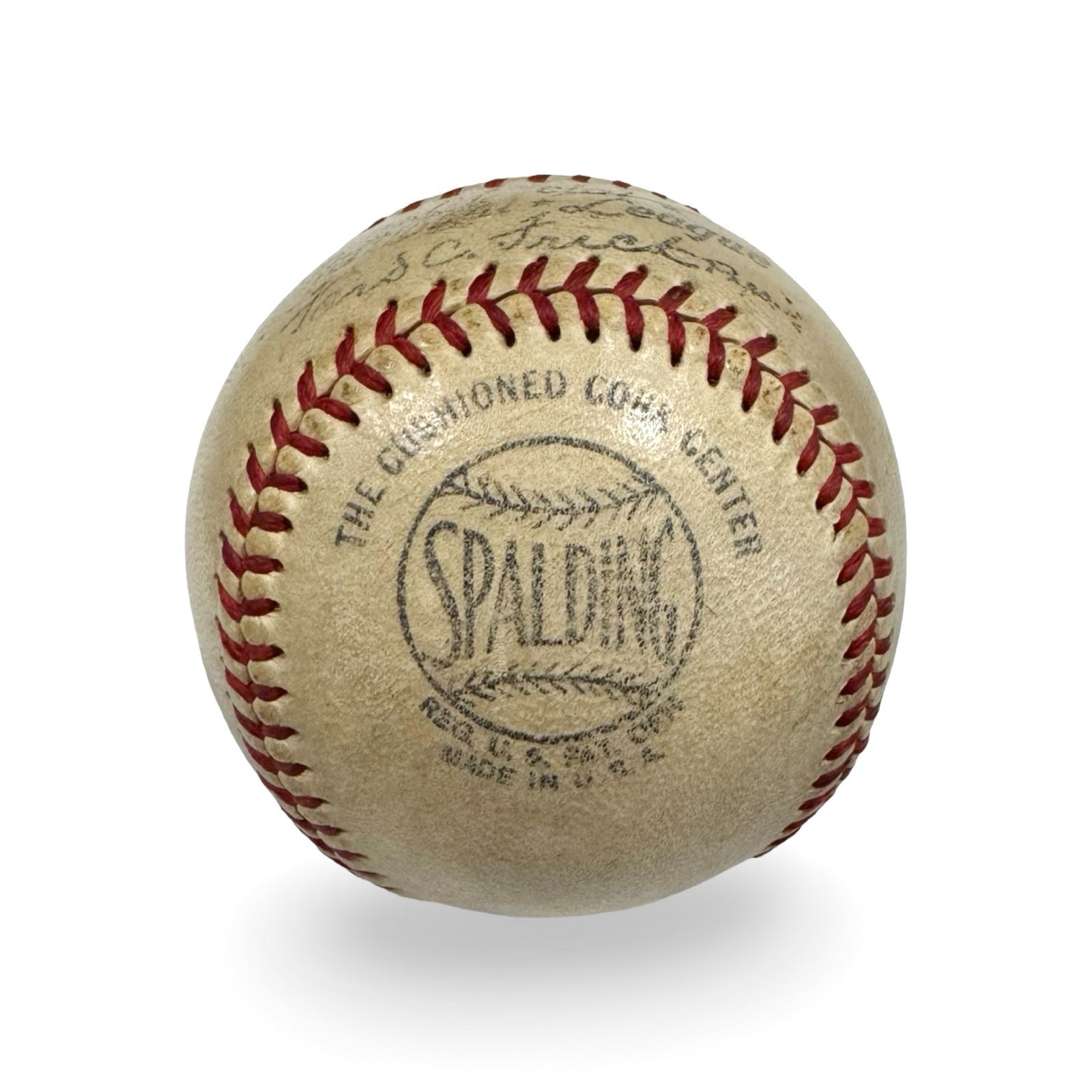 Jackie Robinson c.1949 Single Signed Baseball, Official National League. PSA3