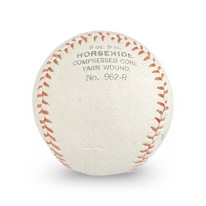 Satchel Paige Single Signed Baseball, High Grade. PSA.5