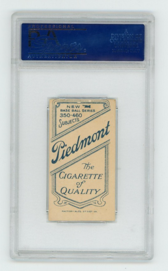 T206 Ty Cobb Bat Off Shoulder, Piedmont. PSA 5 EX.1
