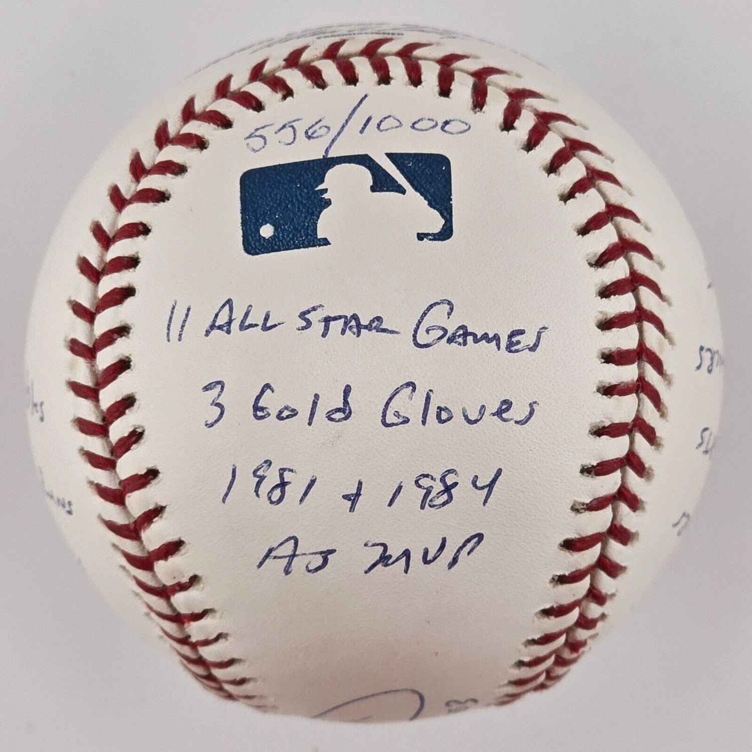 Gary Carter Signed &amp; Stats Inscribed Baseball. Hall Of Famer. Limited Edition