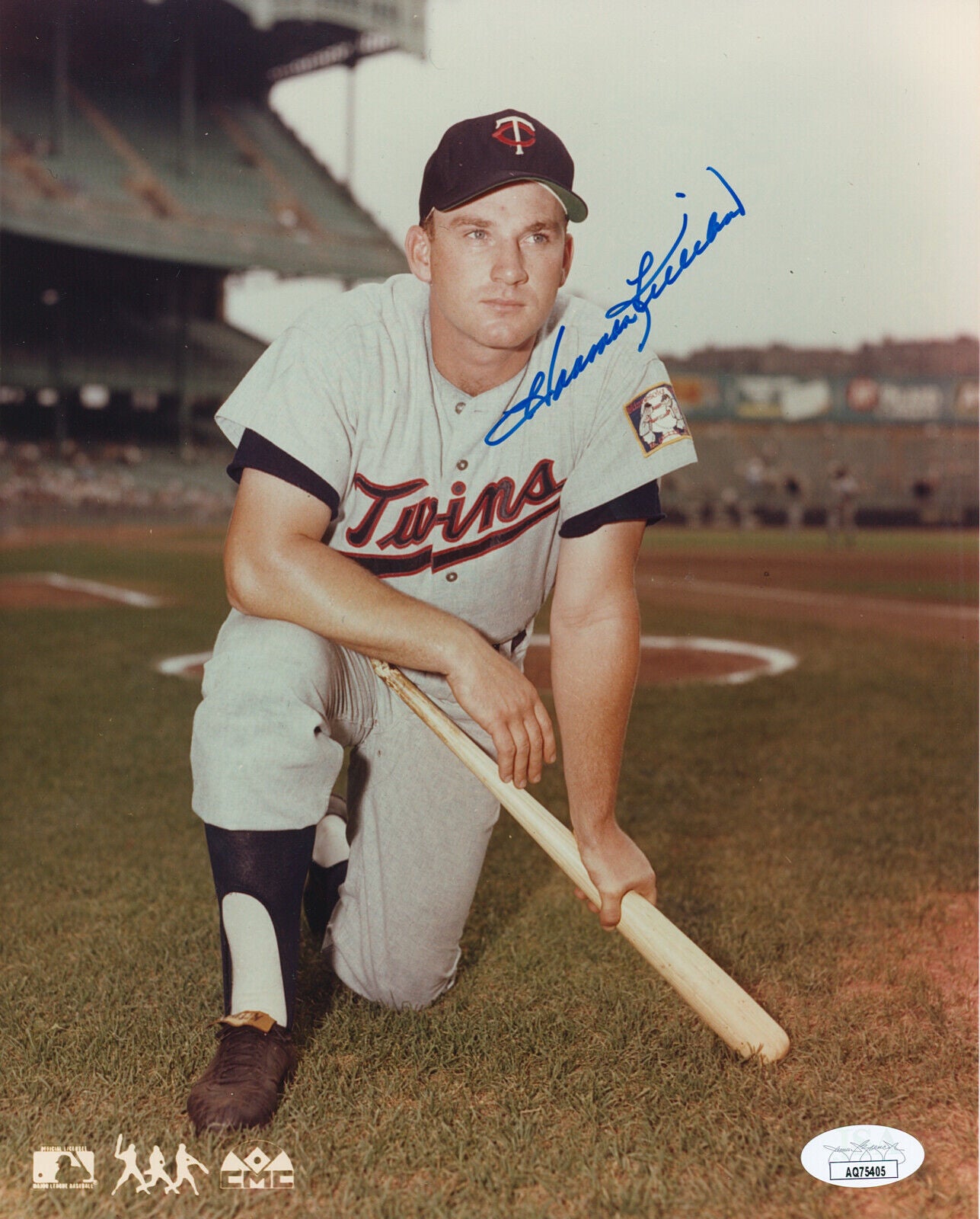 Harmon Killebrew Signed 8x10 Photo, Minnesota Twins HOF. JSA