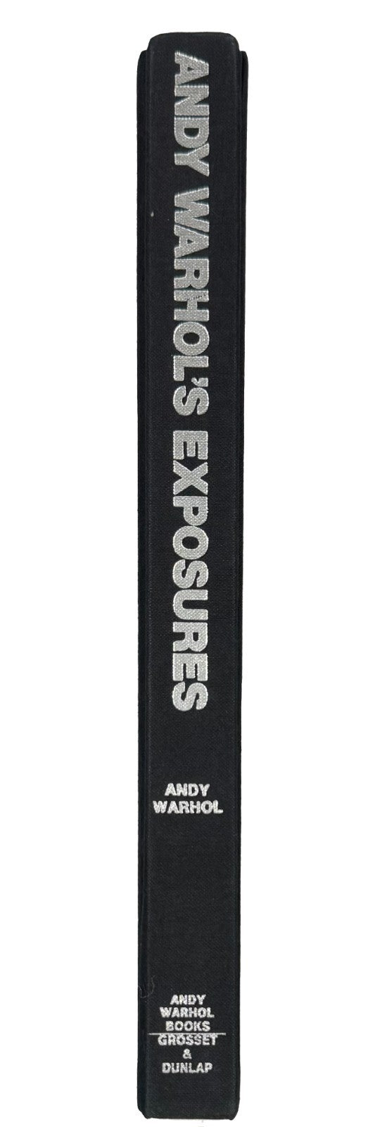 Andy Warhol Signed Exposures Book. PSA8