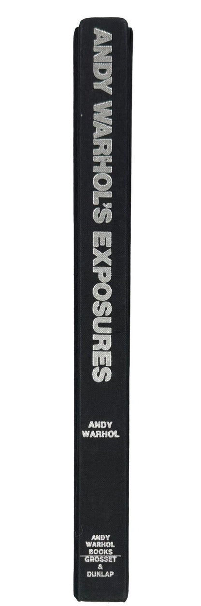 Andy Warhol Signed Exposures Book. PSA8