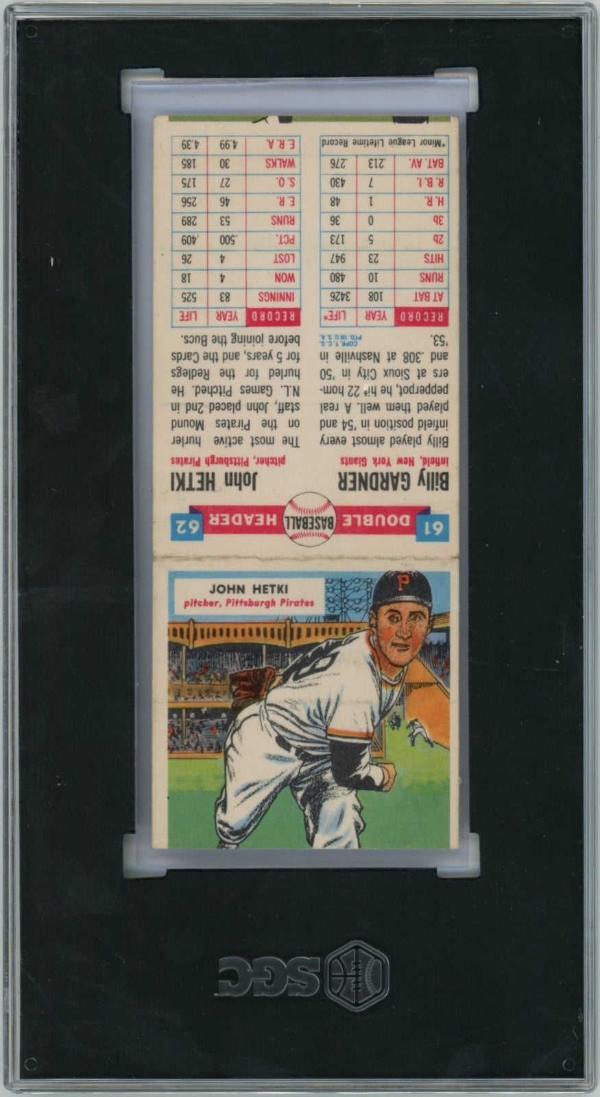 1955 Topps Double Headers Billy Gardner John Hetki 
