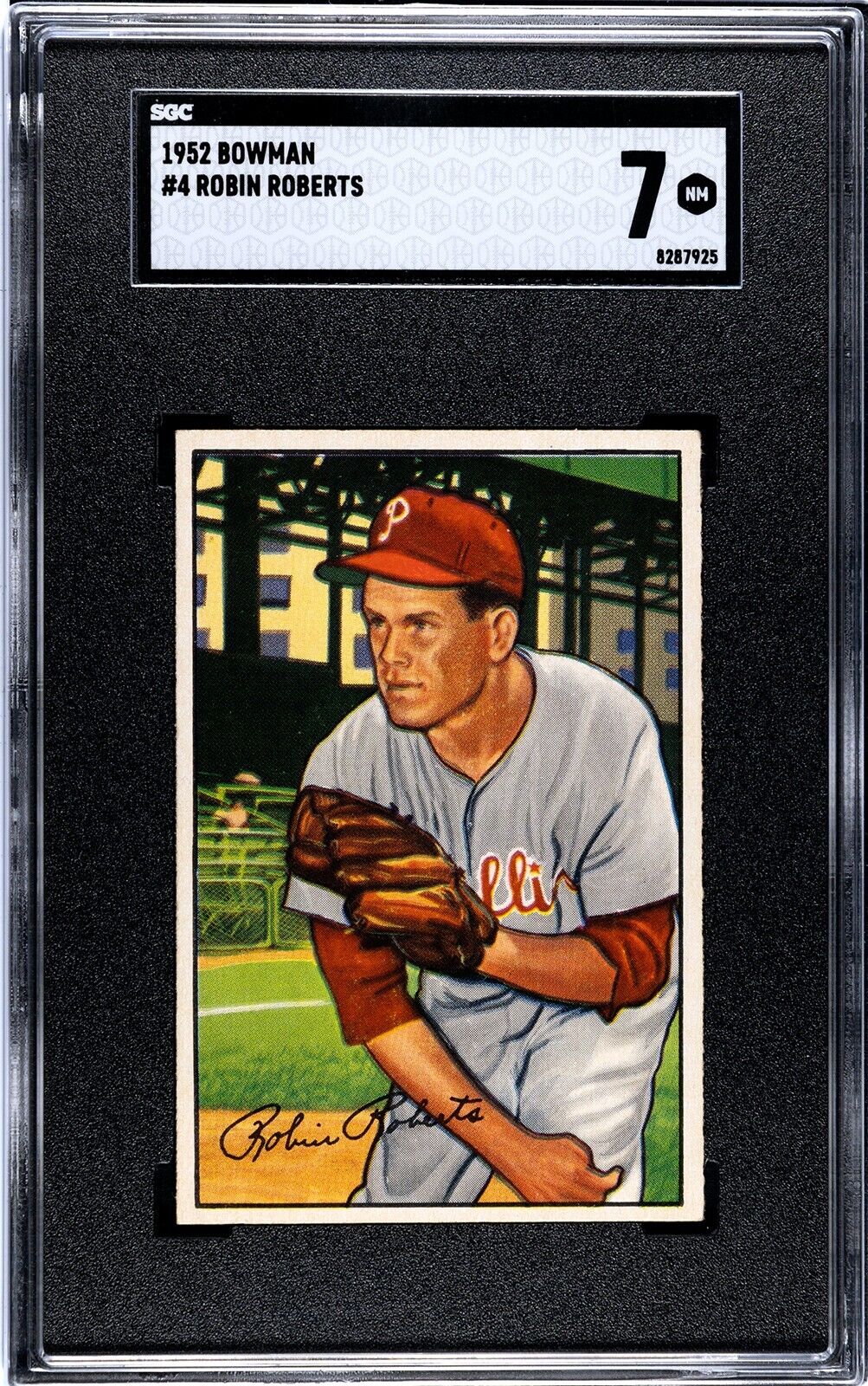 1952 Bowman Robin Roberts. SGC 7