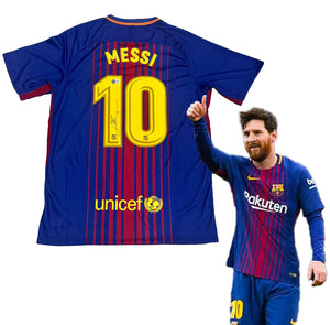 Lionel Messi Signed Barcelona FC Jersey, BAS