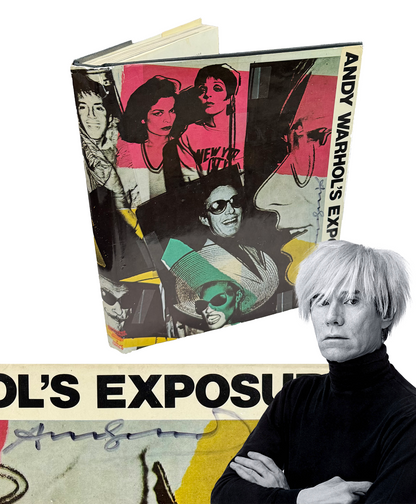 Andy Warhol Signed Exposures Book. PSA0