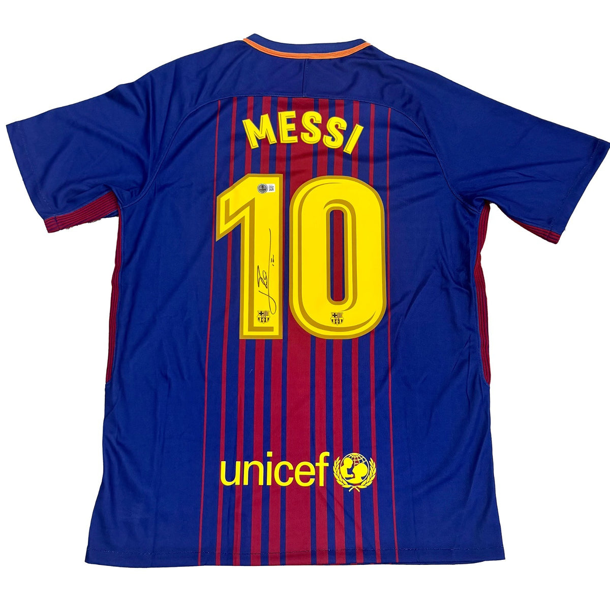 Lionel Messi Signed Barcelona FC Jersey, BAS1
