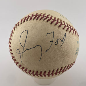 President Gerald Ford Vintage Signed Baseball. JSA