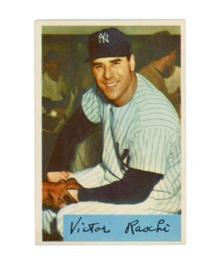 1954 Bowman Vic Raschi0